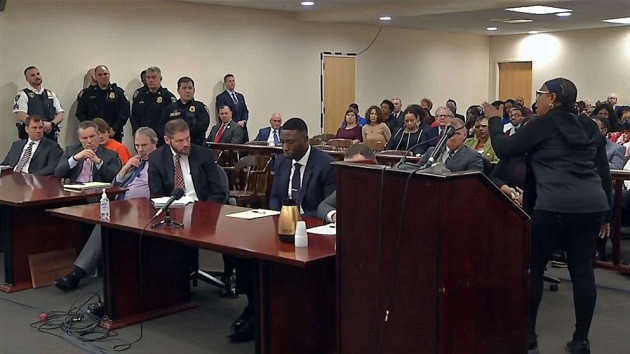 Sister of Buffalo massacre victim explains son’s courtroom outburst at killer’s sentencing