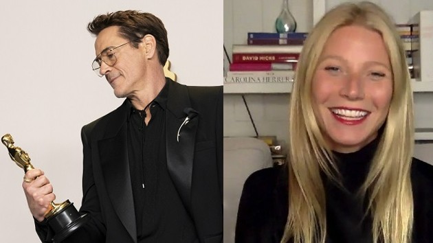 Robert Downey Jr.s win was just one Oscar night “highlight” for Iron Man co-star Gwyneth Paltrow