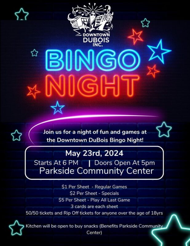 Bingo-Downtown DuBois Inc. – Connect FM | Local News Radio - Vimarsana News
