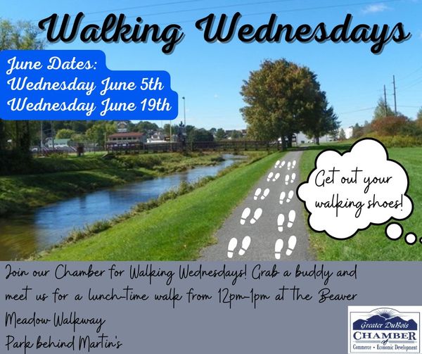 DuBois Chamber of Commerce Walking Wednesdays Connect FM Local News