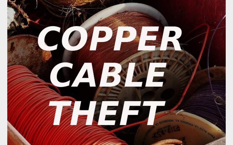 Police Investigating Copper Wire Theft