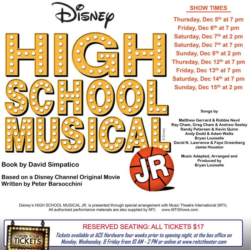 High School Musical Jr coming to DuBois