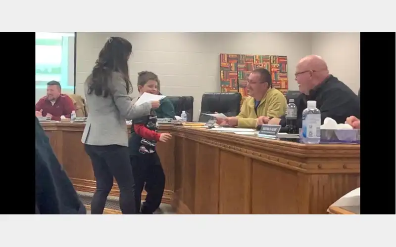 DuBois School Board Honored by Juniata Students