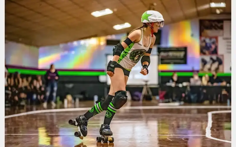 Area Girl Participating in Pittsburgh Roller Derby  