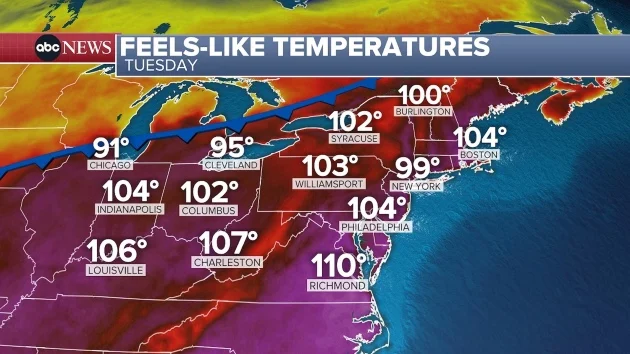 As heat wave grips half the nation, nighttime temperatures will bring little relief