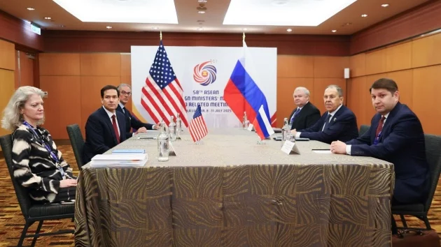 Rubio, Lavrov meet after Russian barrage on Kyiv