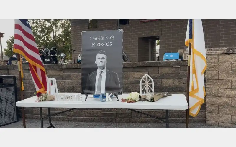 Honoring Charlie Kirk in DuBois 