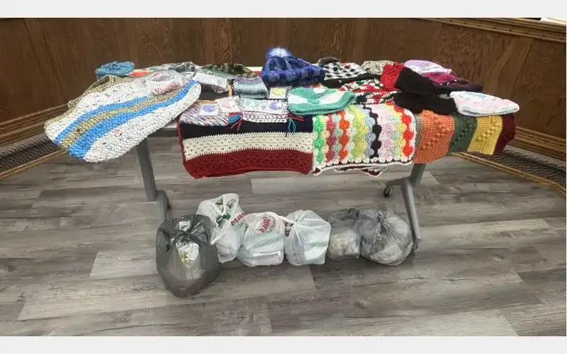 DuBois School Receives Handcrafted Items