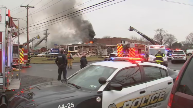 Massive fire erupts after apparent explosion at nursing home in Pennsylvania