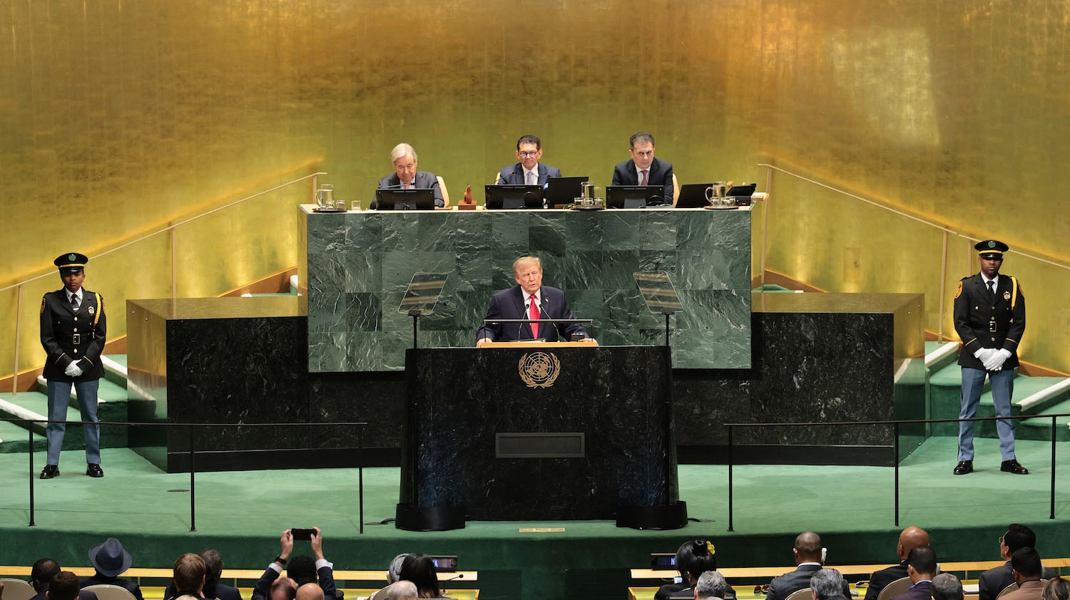 Trump in United Nations speech says 'big decision' ahead: Make a deal or 'annihilate' Iran