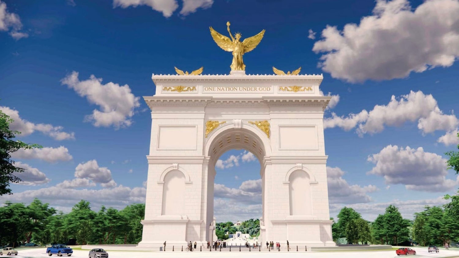 Excavation work on Trump's 'triumphal arch' to begin over next 2 weeks, Interior secretary says